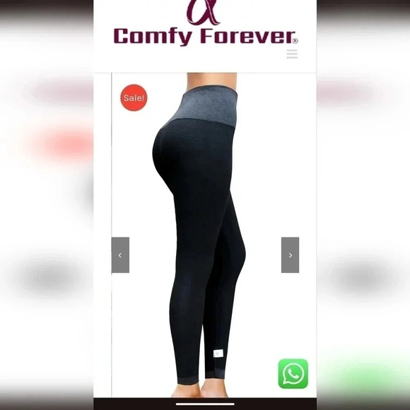 Comfy forever Black fleece High Waisted Winter Leggings - Picture 10 of 10